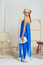 Le Strapless Silk Art Dress