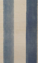 Grasscloth Painted Stripe Wallpaper *made to order