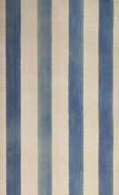 Grasscloth Painted Stripe Wallpaper *made to order