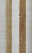 Grasscloth Painted Stripe Wallpaper *made to order