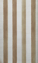 Grasscloth Painted Stripe Wallpaper *made to order